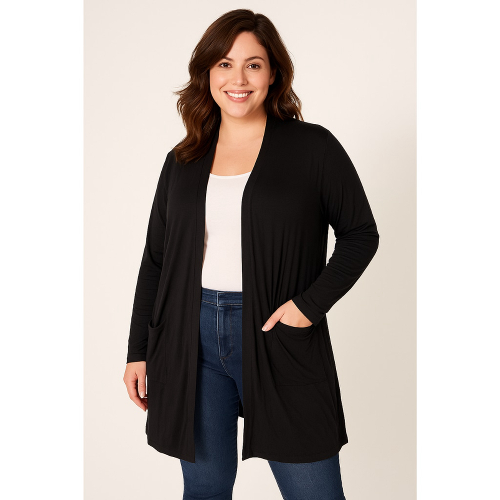 Women’s Lightweight Oversized Open Cardigan – Size 1XL – NWOT